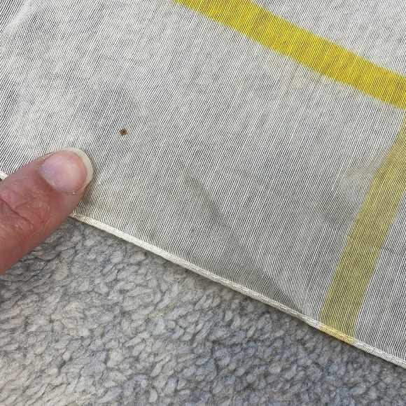 Burberry Lightweight Plaid Check Neck Scarf Sheer Chiffon Spring Summer - Picture 7 of 8